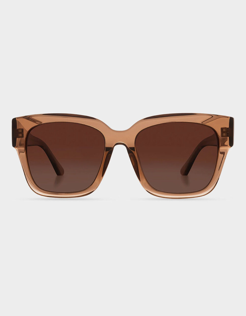 DIFF EYEWEAR Bella II Dunes Crystal Brown Gradient Polarized Sunglasses image number 1