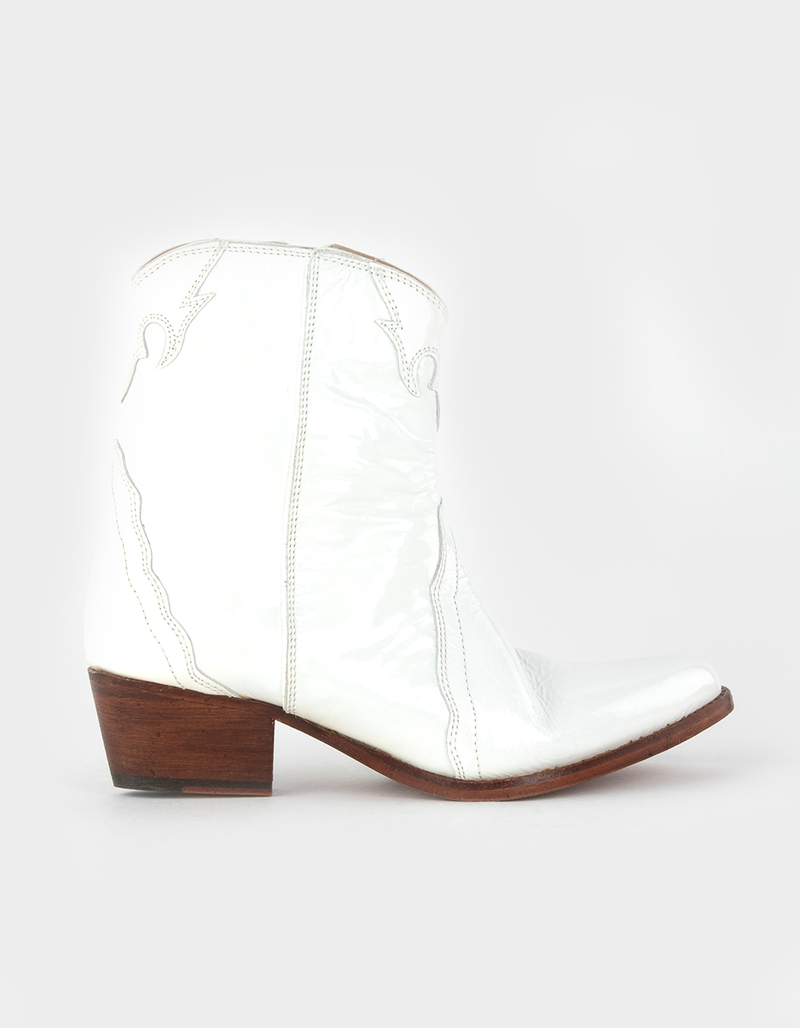 FREE PEOPLE New Frontier Womens Western Boots WHITE 10 Tillys — free download