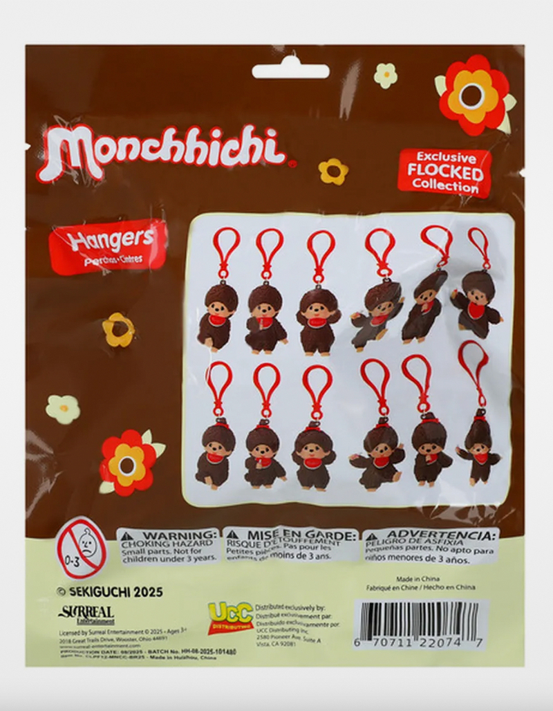 MONCHHICHI Flocked Keychain Blind Box image number 2