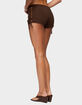 EDIKTED Jilly Braided Cutout Micro Shorts image number 3