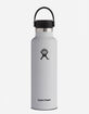 HYDRO FLASK White 21 oz Standard Mouth Water Bottle image number 1