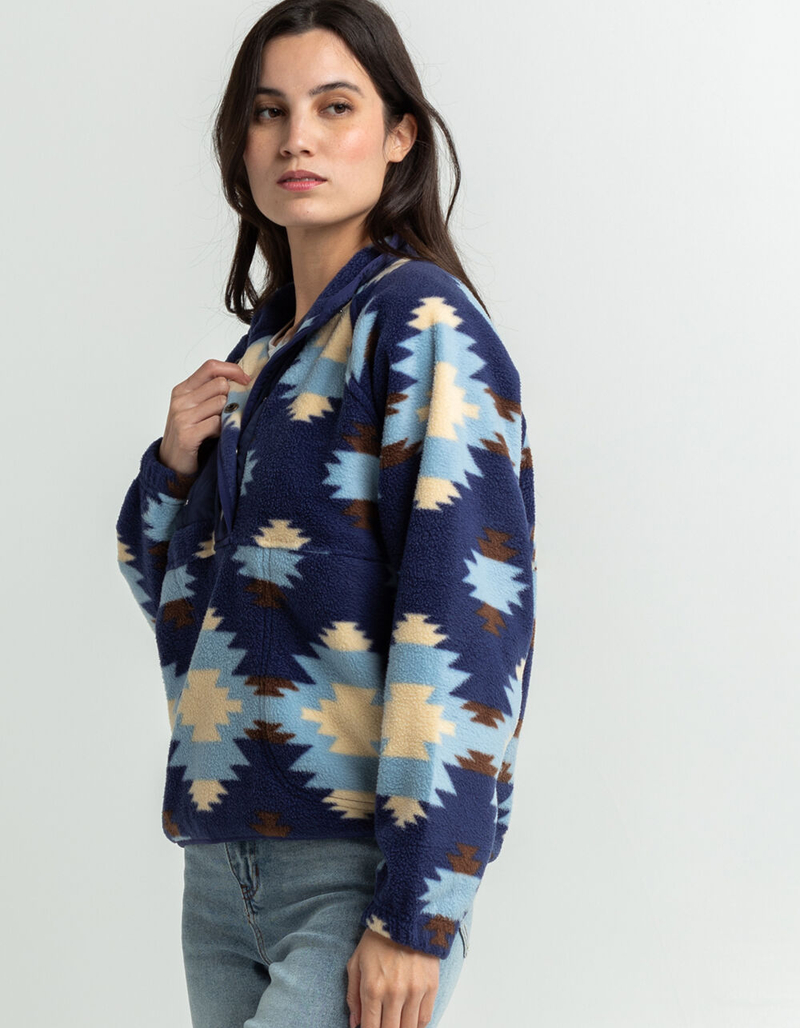 RSQ Womens Printed Polar Fleece Jacket image number 1