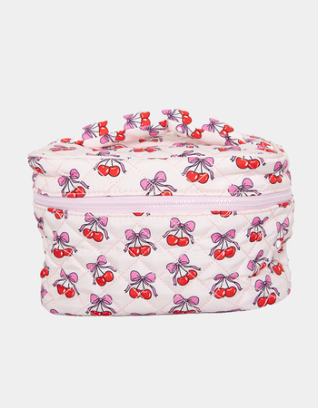 KATYDID Cherry Bows Repeat Make Up Bag Primary Image