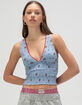 BDG Urban Outfitters Verity Womens Smocked Tank Top image number 1