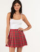 RSQ Plaid Pleated Skirt image number 5