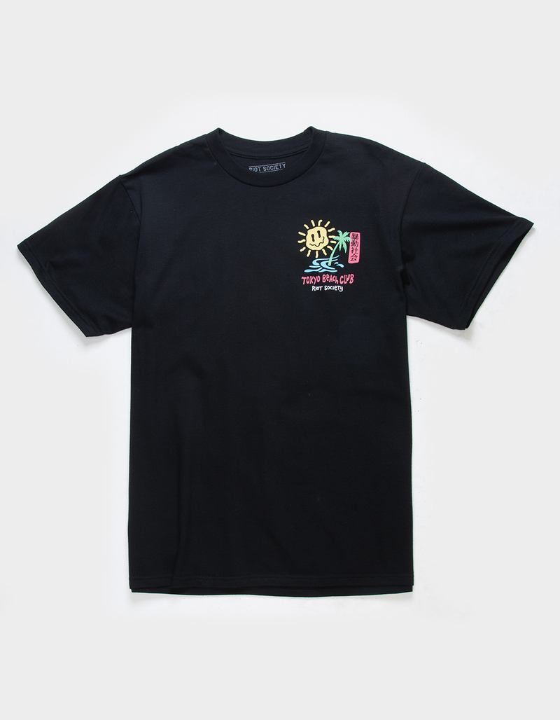 RIOT SOCIETY Tokyo Beach Club Mens Tee image number 1