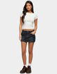 EDIKTED Chiara Denim Micro Skirt image number 4