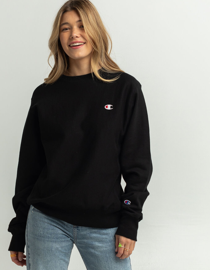 CHAMPION Reverse Weave Womens Boyfriend Crew Sweatshirt image number 0