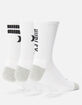 HURLEY Half Terry 3 Pack Mens Crew Socks image number 2