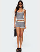 EDIKTED Saylor Striped Knit Shorts image number 2