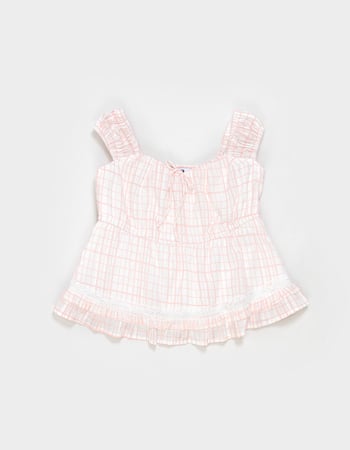 RSQ Girls Tie Babydoll Top Primary Image