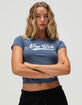 RSQ Womens New York Baby Tee image number 1