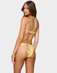 EDIKTED Miley Floral Bandeau Bikini Top image number 3