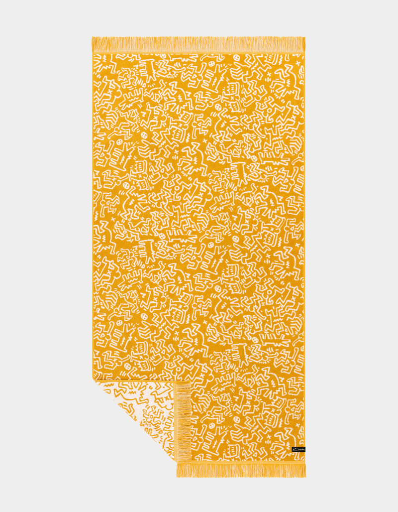 SLOWTIDE Keith Haring Breakers Bath Towel image number 0