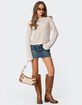 EDIKTED Open Knit Sweater image number 2