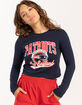 NFL New England Patriots Womens Long Sleeve Baby Tee image number 1