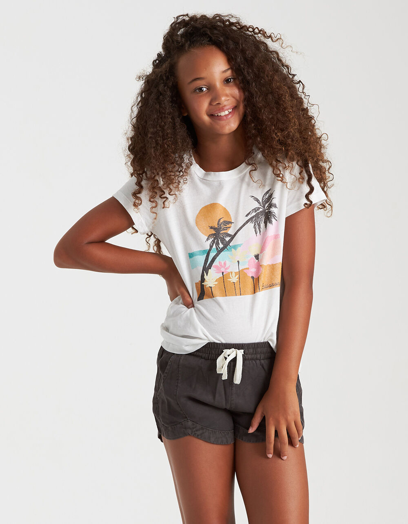 BILLABONG Mad For You Girls Black Shorts (Little Girls, Big Girls) image number 3