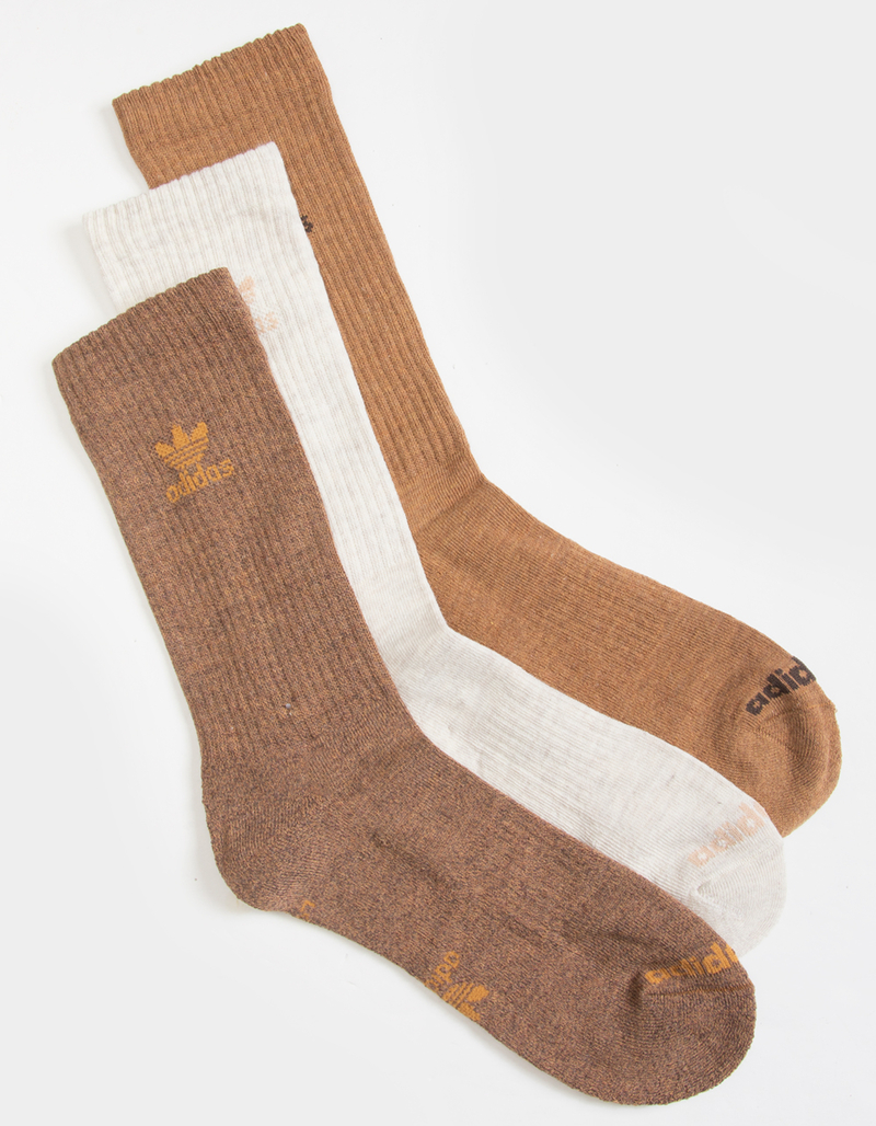 ADIDAS Originals Trefoil 3 Pack Mens Crew Socks image number 0