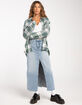 RSQ Womens Raw Edge Flannel image number 2