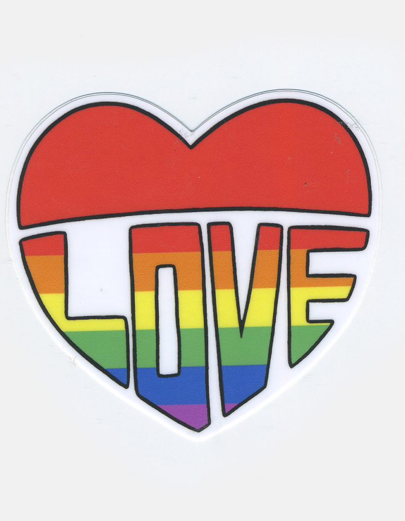 THE FOUND Love Heart Sticker image number 1