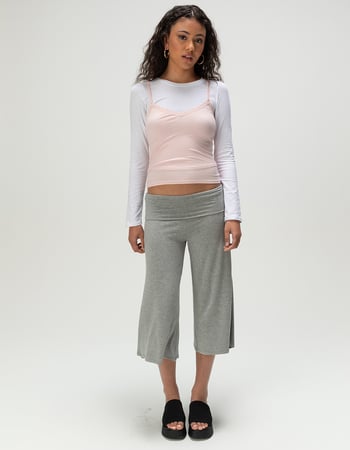 FULL TILT Womens Low Rise Gaucho Pants Primary Image