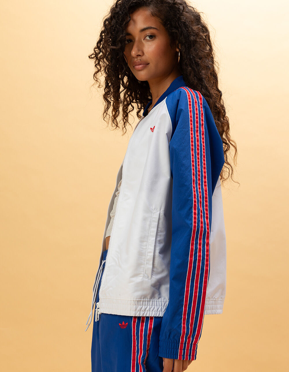 ADIDAS Originals Womens Track Jacket - WHITE COMBO | Tillys
