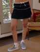 WEST OF MELROSE Pointelle Ribbon Womens Mini Skirt image number 2