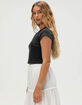 NECTAR CLOTHING Bleeding Heart Womens Baby Tee image number 3