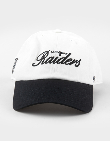 47 BRAND Las Vegas Raiders Foundational '47 Clean Up Strapback Hat Alternative Image