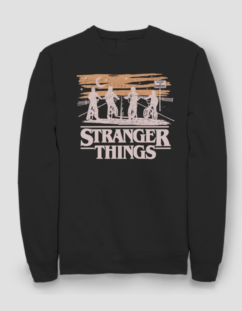 STRANGER THINGS Jank Drawing Unisex Crewneck Sweatshirt image number 0