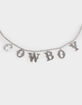 Rhinestone Cowboy Womens Chain Belt image number 3