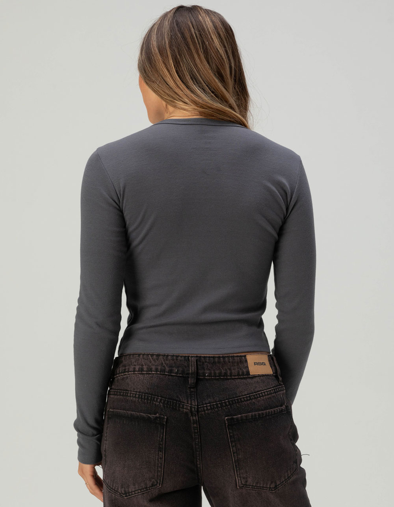 RSQ Womens Not So Demure Baby Tee image number 3