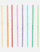 KIKKERLAND 24 Pack Rainbow Reusable Straws image number 2