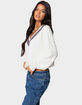 EDIKTED Lauryl V-Neck Sweater image number 3