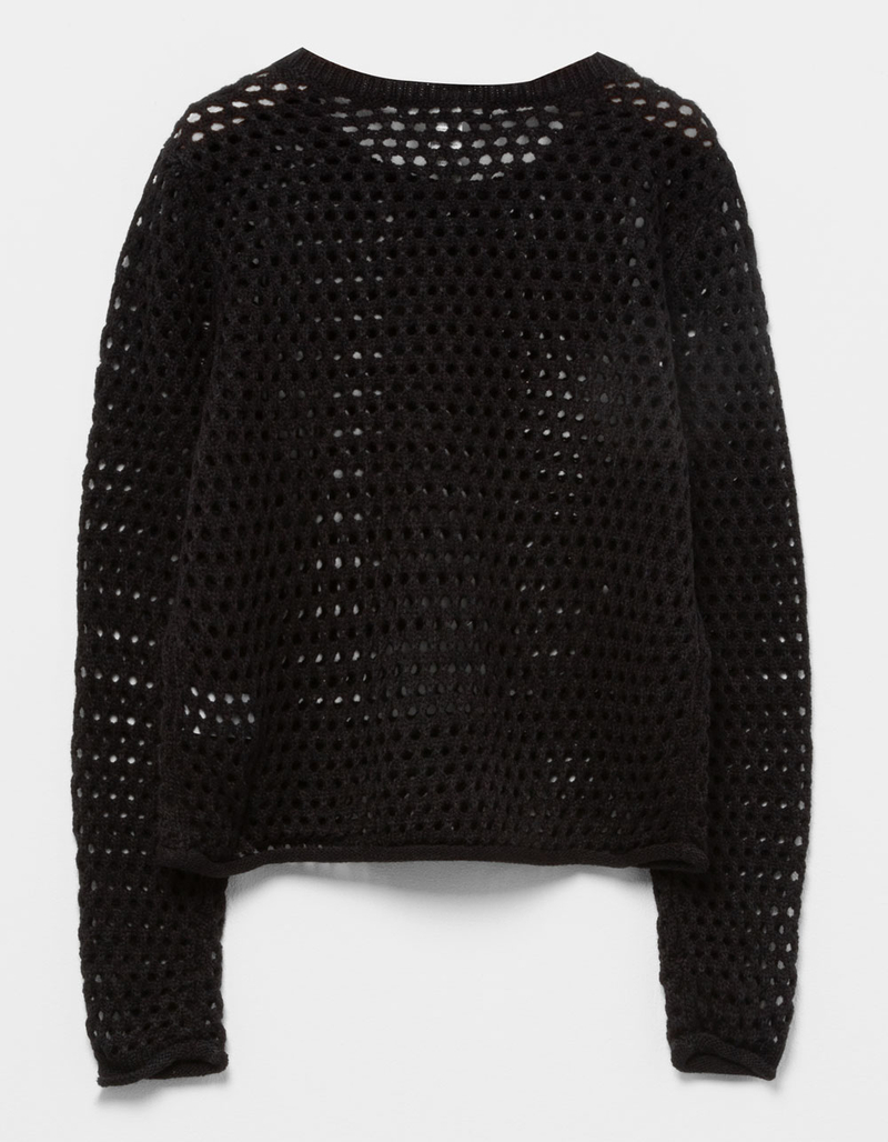 FULL TILT Open Weave Girls Sweater image number 1
