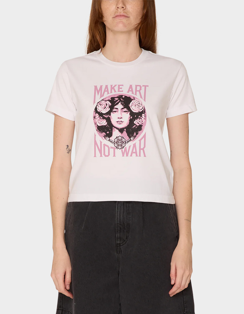 OBEY Make Art Not War Womens Tee image number 0