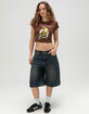 ED HARDY Rhinestone Tiger Womens Baby Tee image number 4