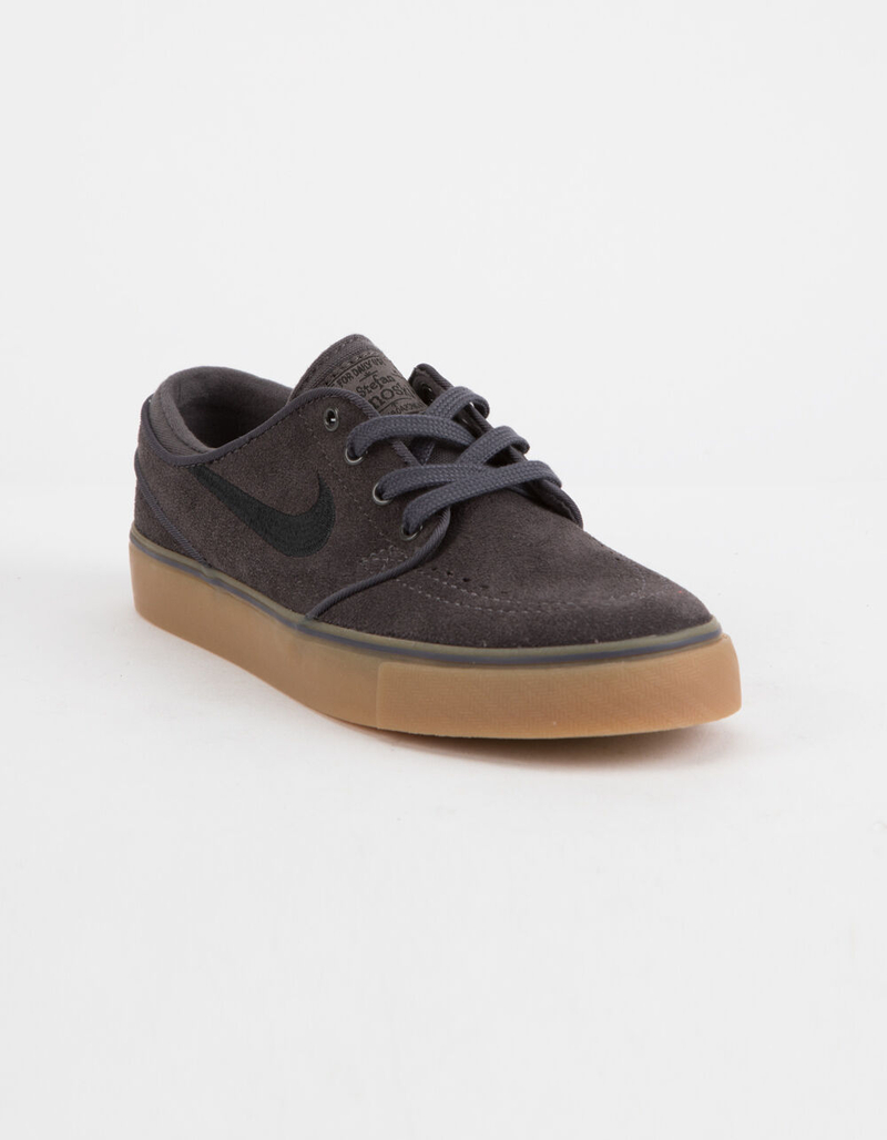 NIKE SB Zoom Stefan Janoski Thunder Gray & Black Boys Shoes image number 1