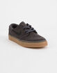 NIKE SB Zoom Stefan Janoski Thunder Gray & Black Boys Shoes image number 2