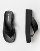 SODA Womens Thong Flatform Sandals image number 5