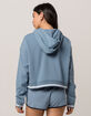 ADIDAS Active Icons Slate Blue Womens Crop Hoodie image number 3