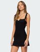 EDIKTED Rosine Lacey Cupped Mesh Mini Dress image number 4