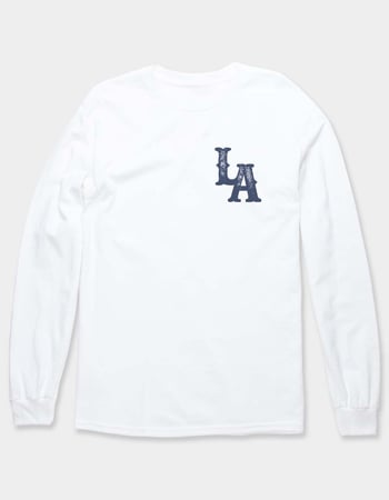 LOS ANGELES Baseball Distressed Unisex Long Sleeve Tee Alternative Image