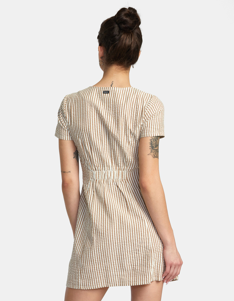 rvca understated mini dress RVCA Understated Mini Dress - BLACK COMBO