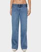 EDIKTED Livia Double Belt Low Rise Jeans image number 1