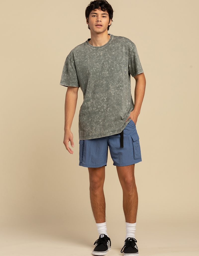 RSQ Acid Wash Mens Oversized Tee image number 2