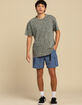 RSQ Acid Wash Mens Oversized Tee image number 3