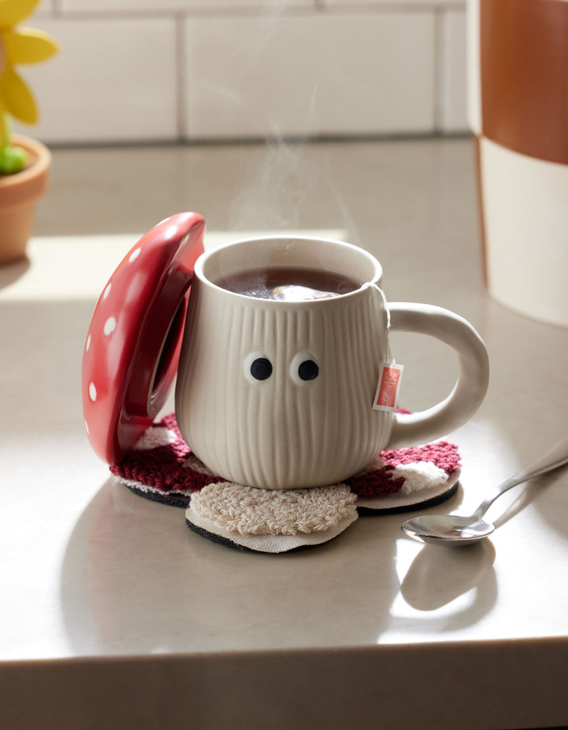 TILLYS HOME Mushroom Mug and Lid image number 0