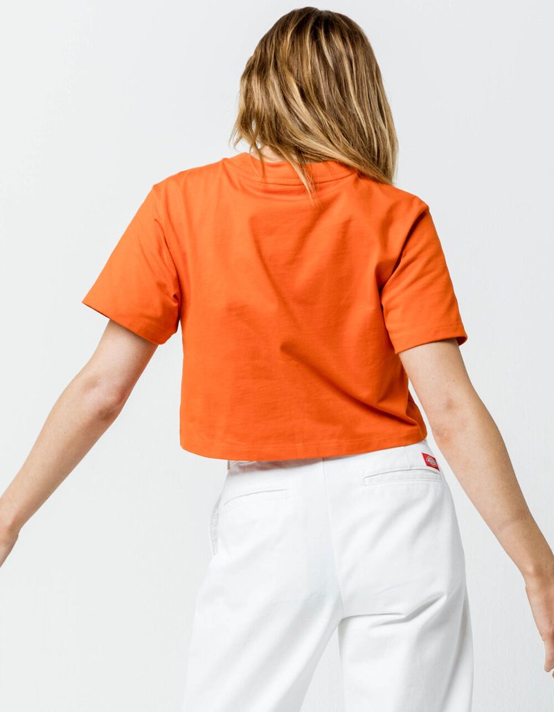 ADIDAS Trefoil Orange Womens Crop Tee image number 2