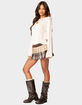 EDIKTED Mylie Mixed Plaid Mini Skort image number 3